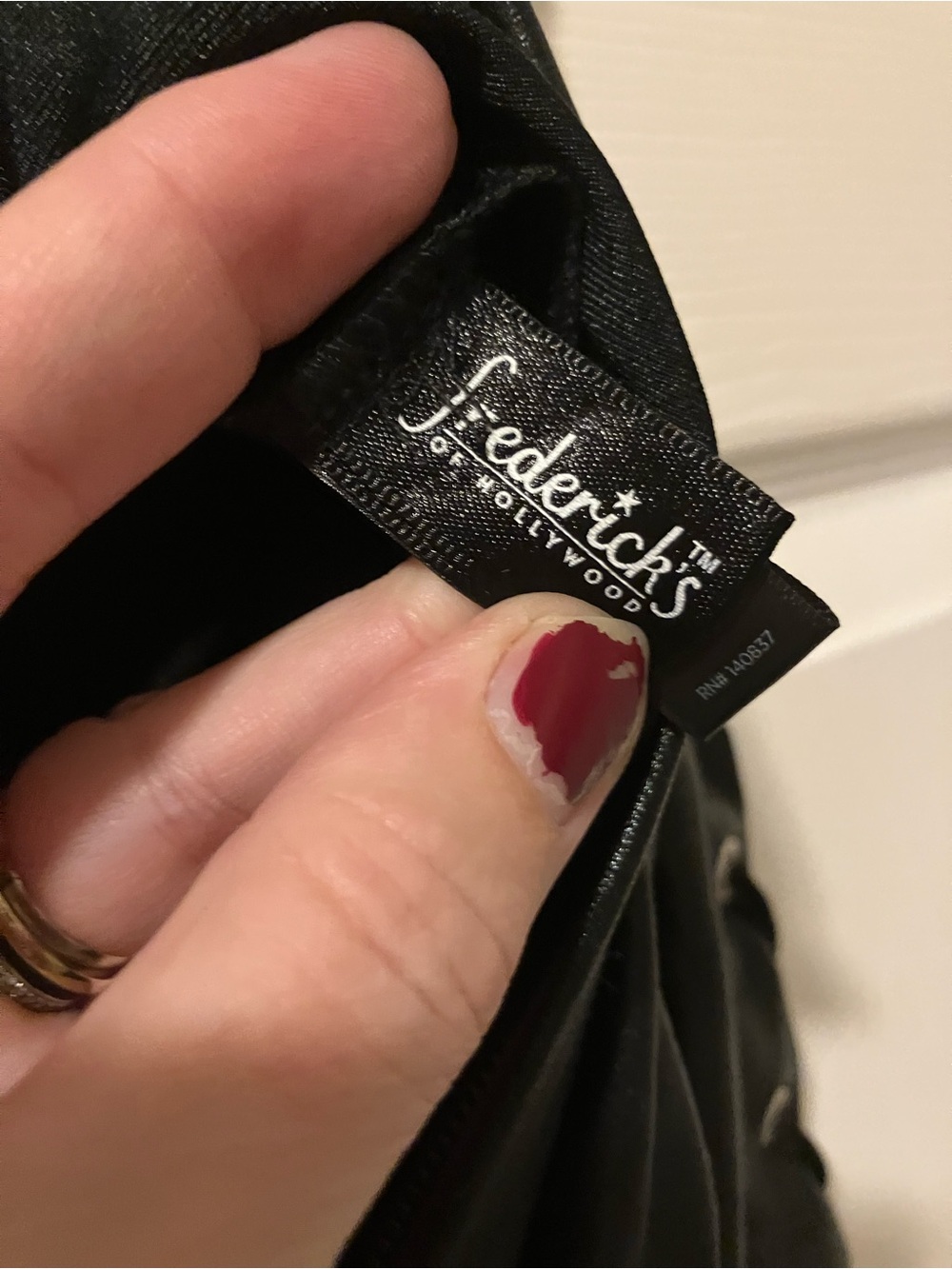 Frederick's of Hollywood Black Lace-Up Faux Leather bodysuit - Picture 5 of 6